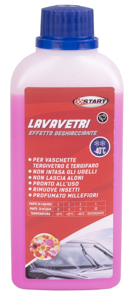 Lavavetri Deghiacciante -40 Millefiori 250ml, Pulizia Potente