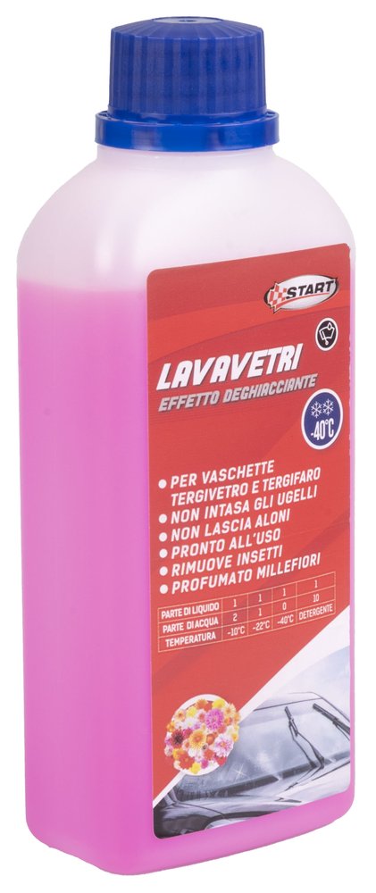 Lavavetri Deghiacciante -40 Millefiori 250ml, Pulizia Potente