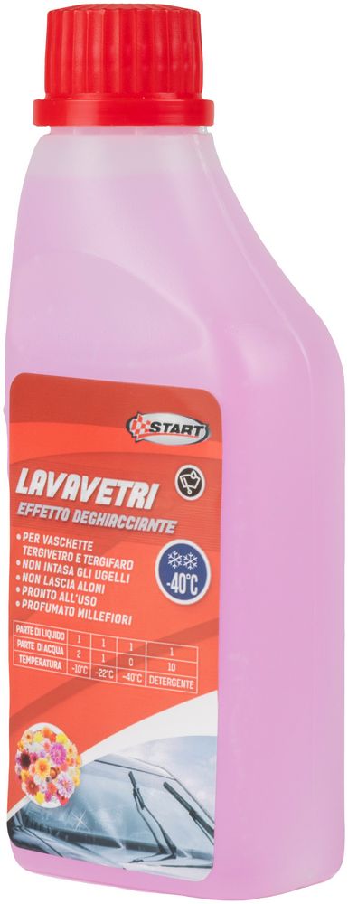 Lavavetri Deghiacciante -40 Millefiori 250ml, Pulizia Potente