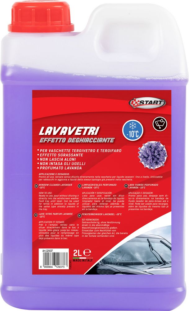 Lavavetri Deghiacciante -10 Lavanda 2L Pronto Uso