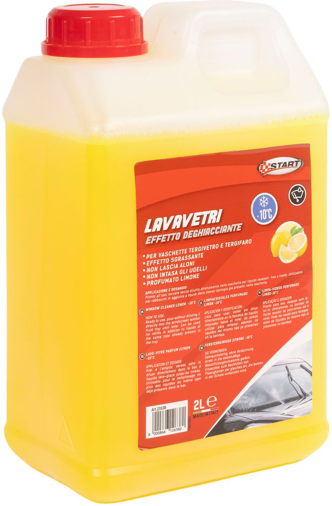 Lavavetri Deghiacciante -10 Limone 2L Pronto Uso
