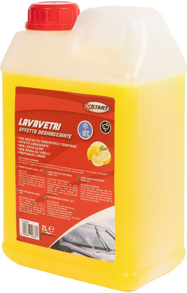 Lavavetri Deghiacciante -10 Limone 2L Pronto Uso