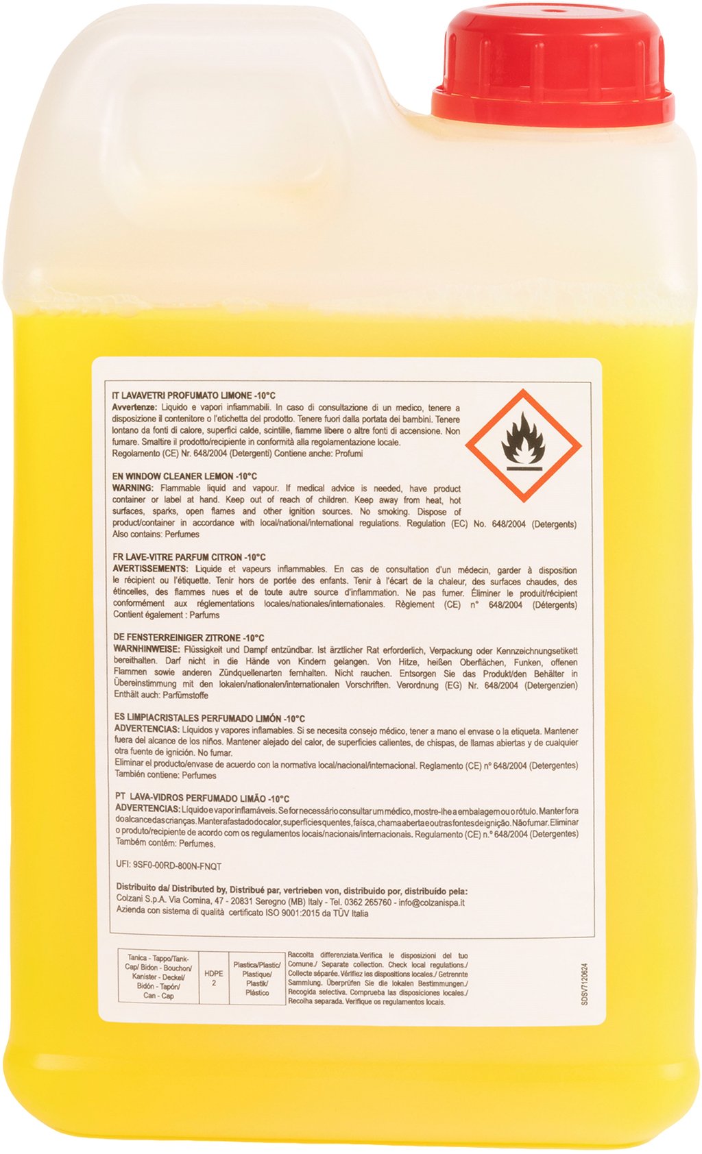 START Lavavetri Deghiacciante -10? Limone 2L Pronto Uso, Non Intasa Ugelli