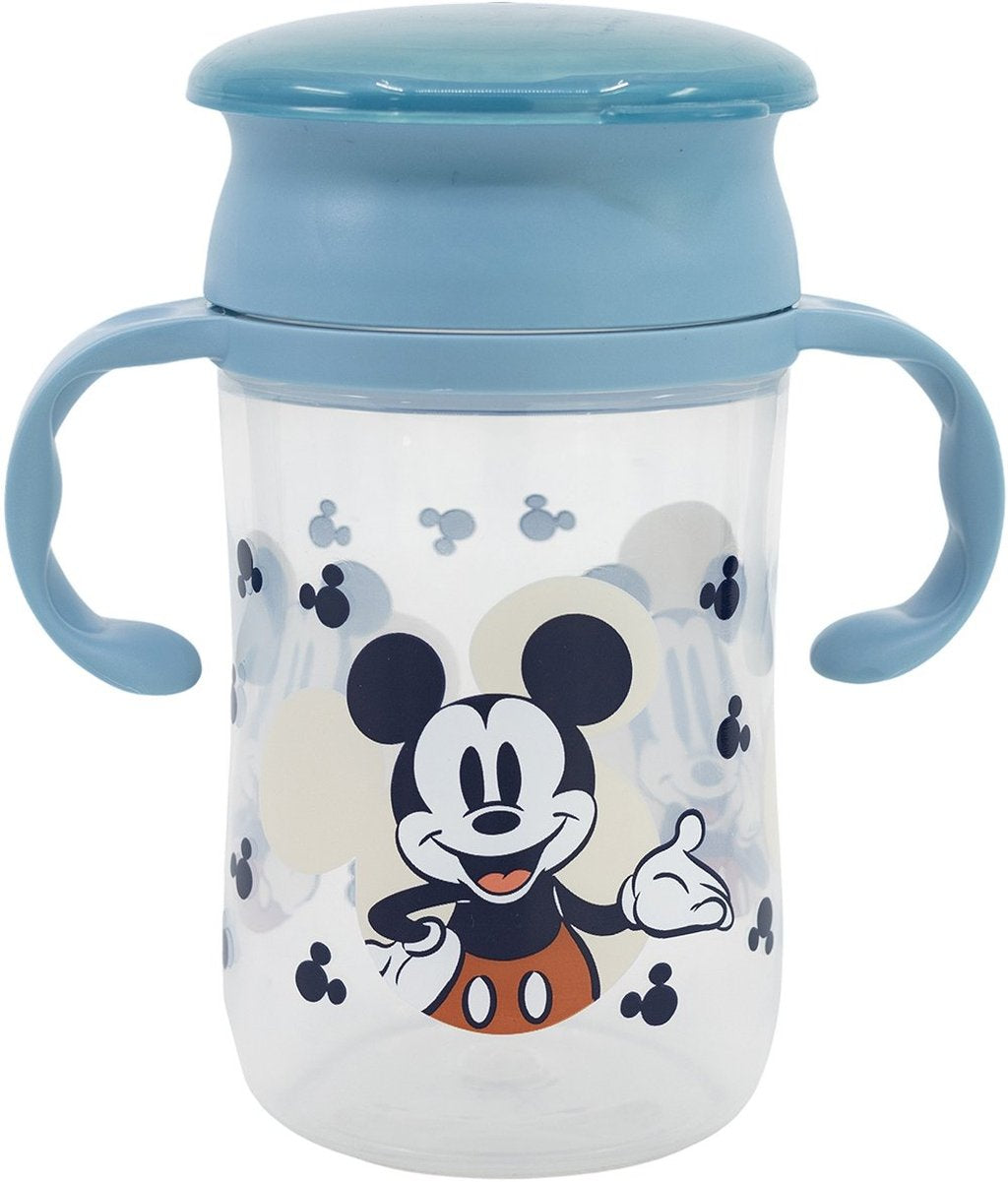 STOR Bicchiere Viaggio Bambini Disney Mickey Mouse, in plastica senza BPA