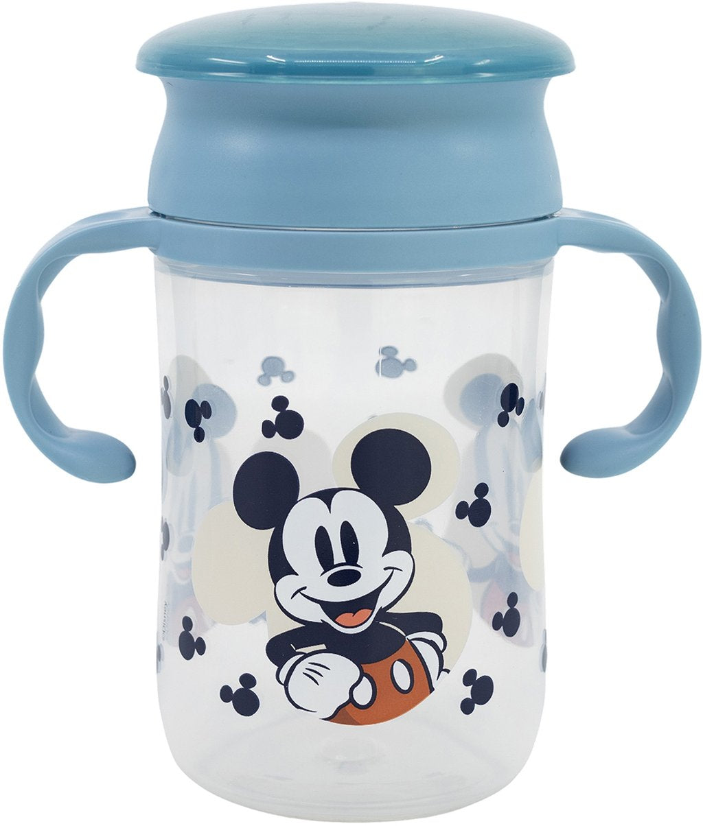 STOR Bicchiere Viaggio Bambini Disney Mickey Mouse, in plastica senza BPA