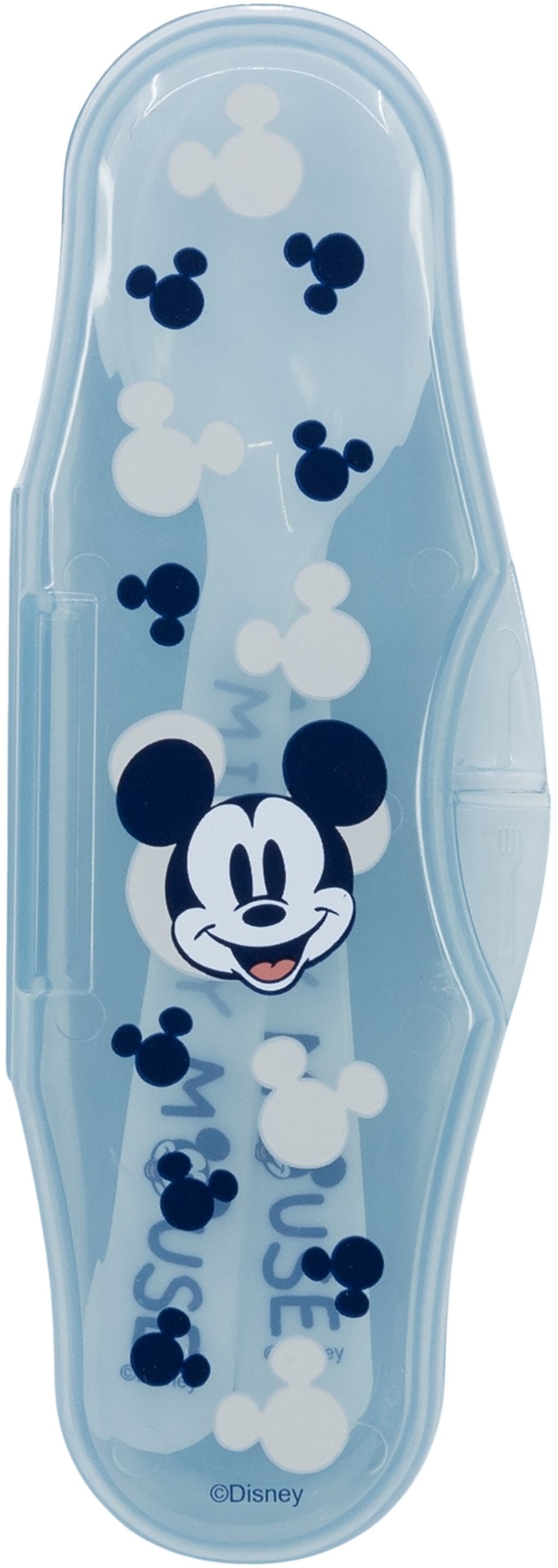 STOR Set due cucchiai Bambini Mickey Mouse in plastica, senza BPA, lavabili