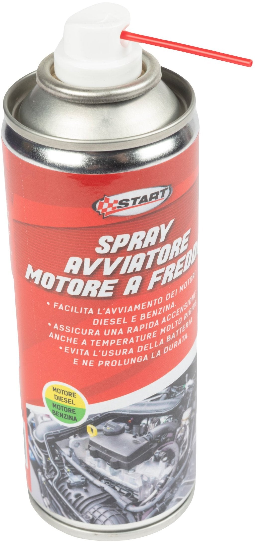 START Spray Avviatore Motore a Freddo 200 ml, facilita avviamento di motori