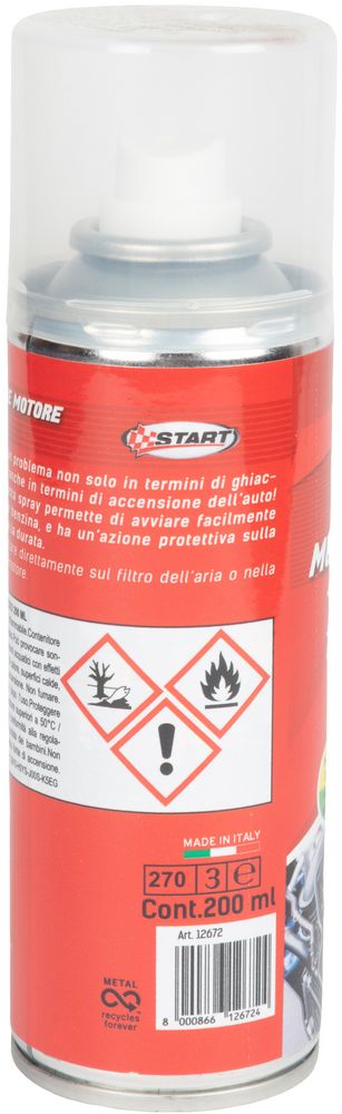 Spray Avviatore Motore a Freddo 200 ml Diesel e Benzina
