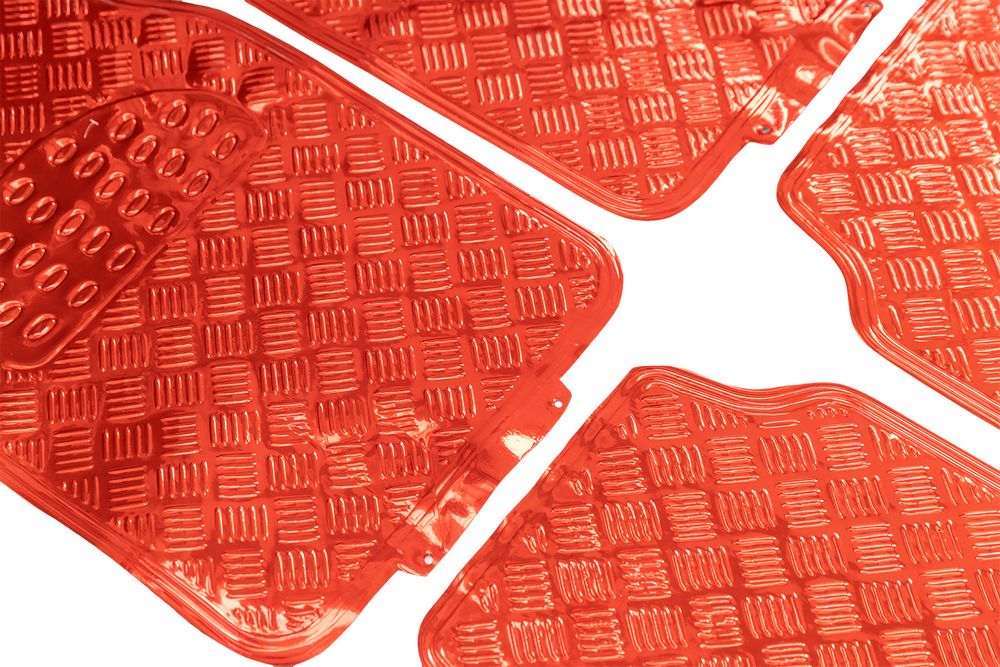 SET TAPPETI NEPI ROSSO 2,9 KG ALLUM. + PVC