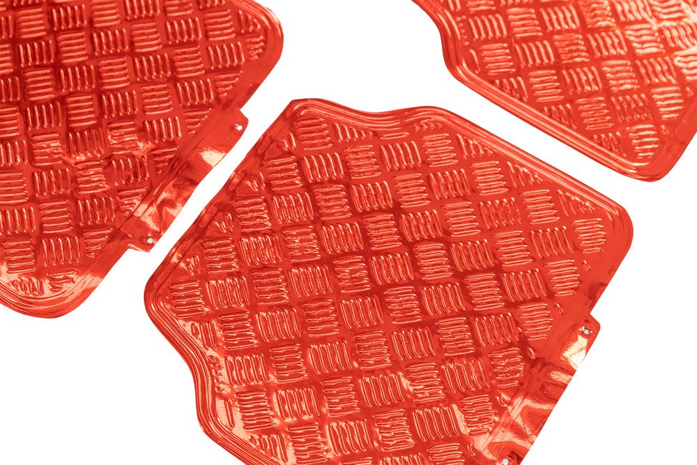 SET TAPPETI NEPI ROSSO 2,9 KG ALLUM. + PVC
