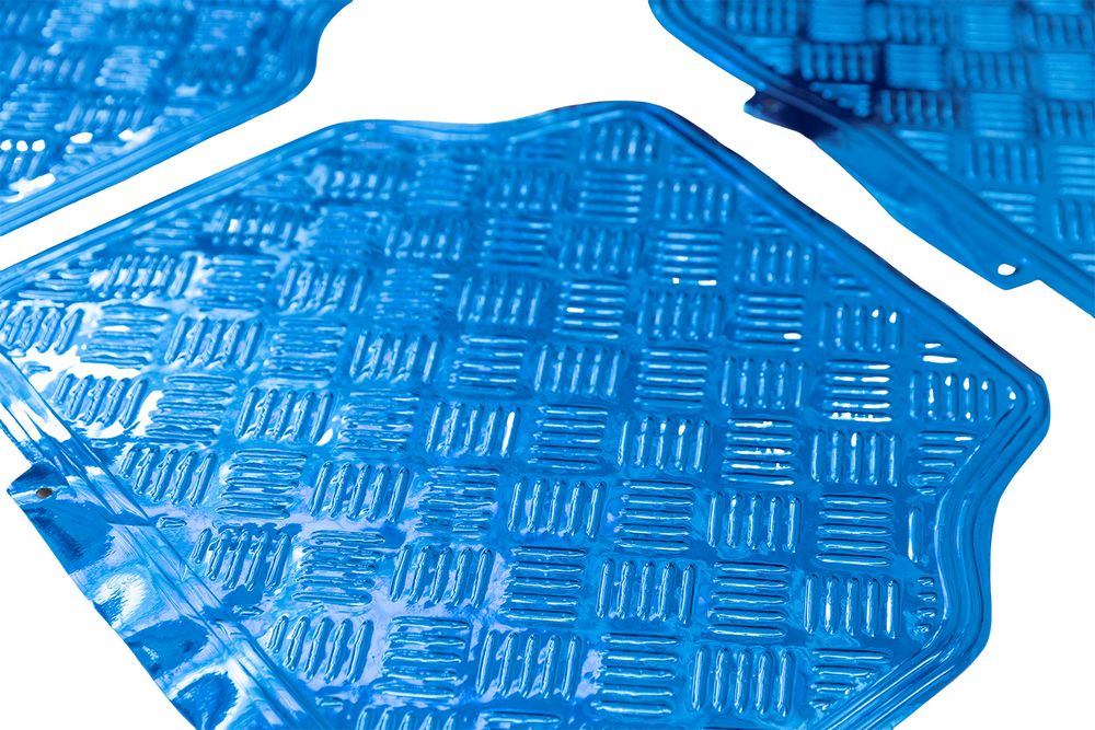 SET TAPPETI NEPI BLU 2,9 KG ALLUM. + PVC