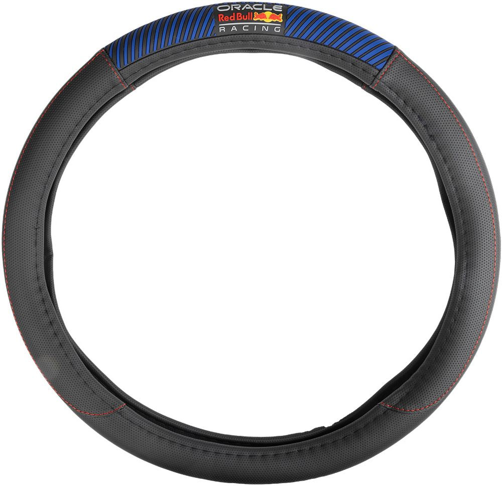 Coprivolante per auto Blended Lines Nero/Rosso