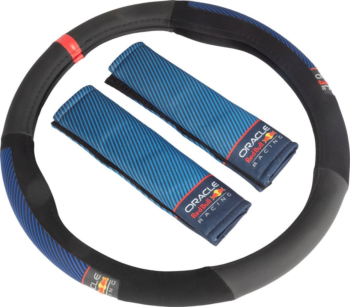 RED BULL RACING Kit Coprivolante + Passacinture ? Design Nero/Rosso Sportivo