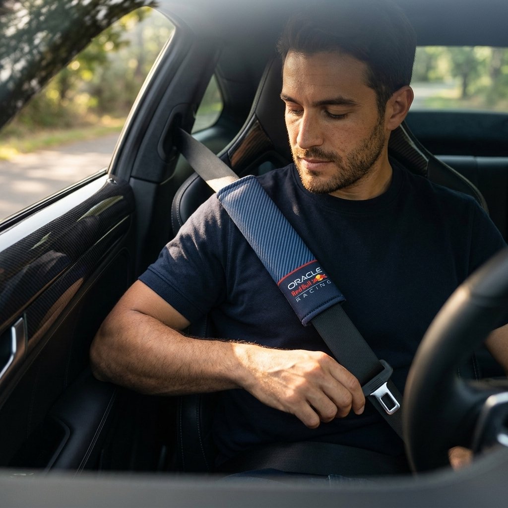 RED BULL Passacintura Blended Lines Blu per auto confortevole Imbottito