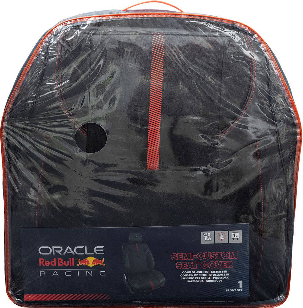 Coprisedile singolo Powerbar Nero/Rosso