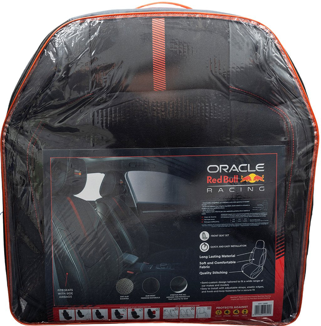 RED BULL Coprisedile Singolo con poggia testa separato Powerbar Auto Originale
