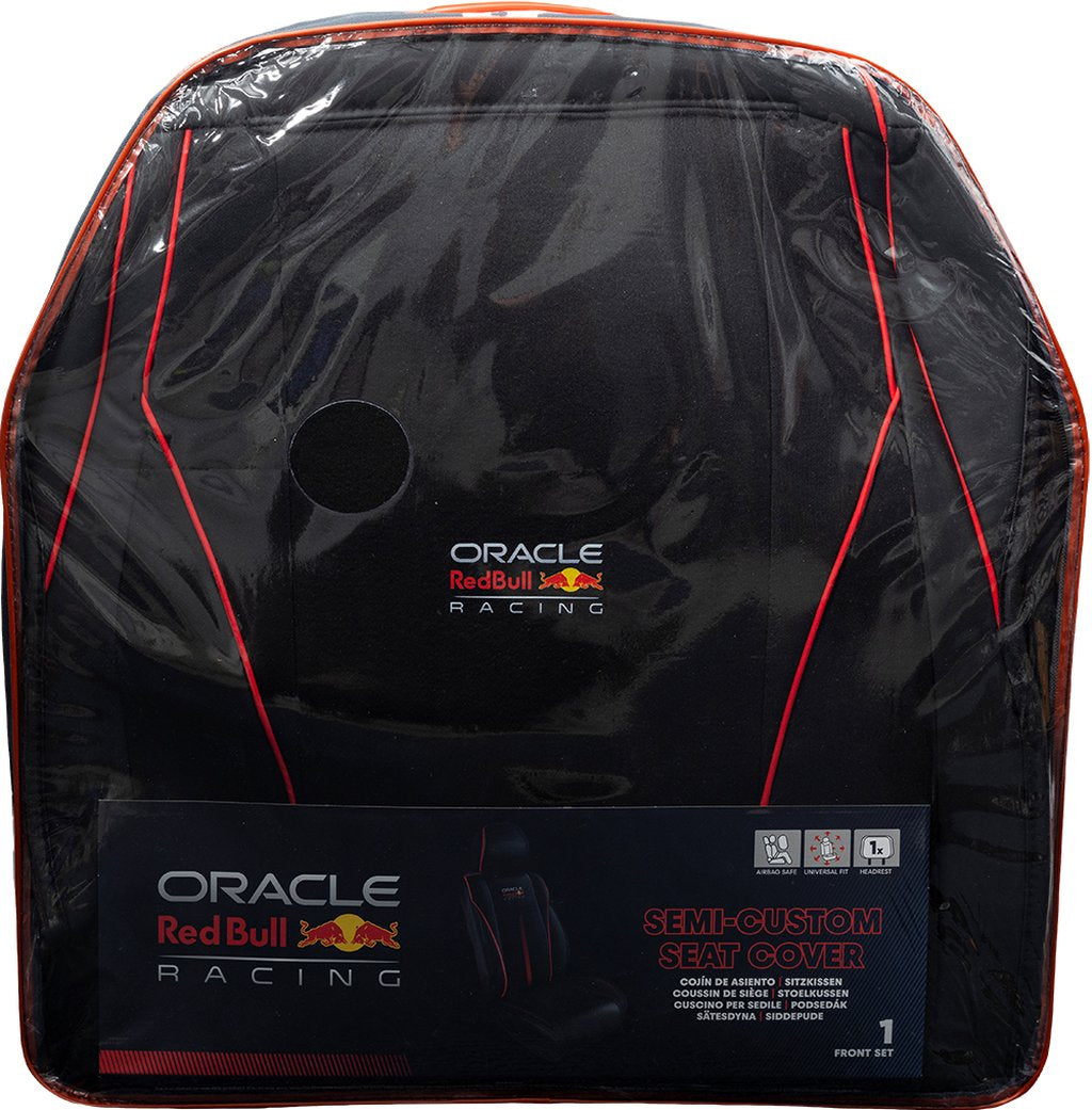 RED BULL RACING Copri Sedile Auto 1 Pz, Modello 212 Nero/Rosso