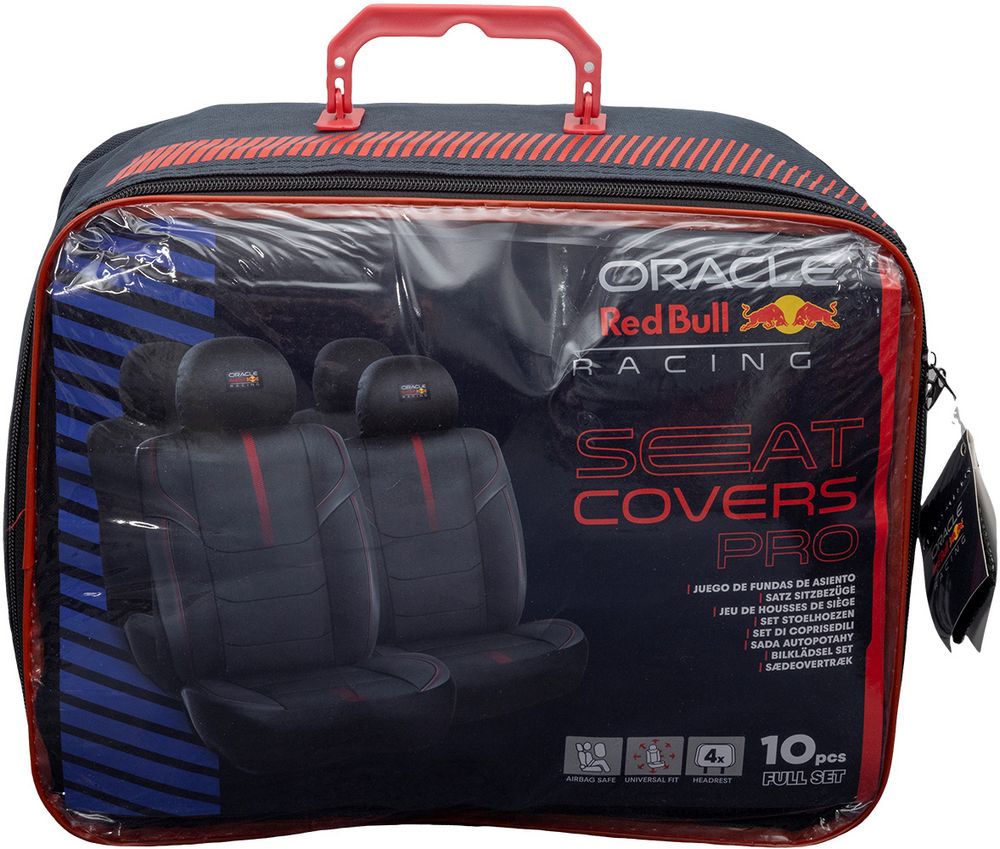 Set Coprisedile Powerbar II Nero/Rosso