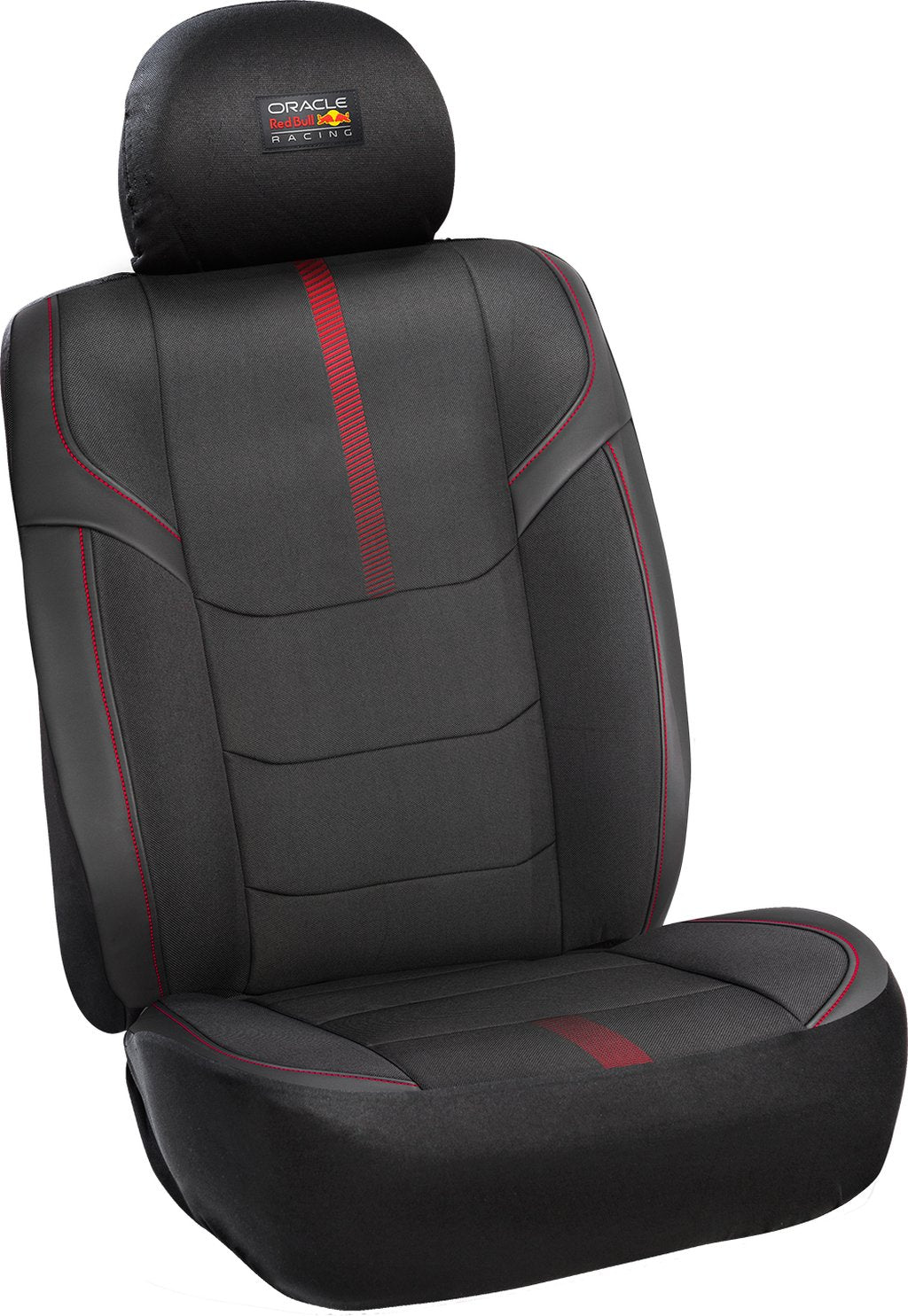 RED BULL Set Coprisedile 3 Pz Powerbar II Nero/Rosso per auto Originale