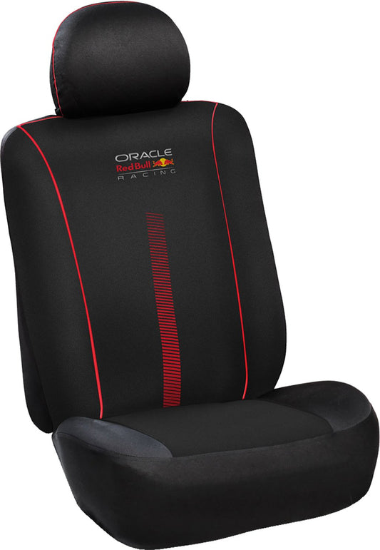 RED BULL RACING Set Coprisedile 3 Pz Powerbar Nero/Rosso per auto