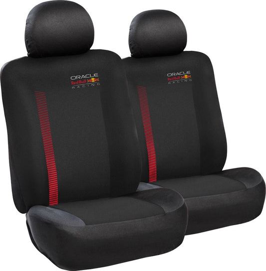 RED BULL RACING Set Coprisedile 6 Pz Powerbar Nero/Rosso per auto