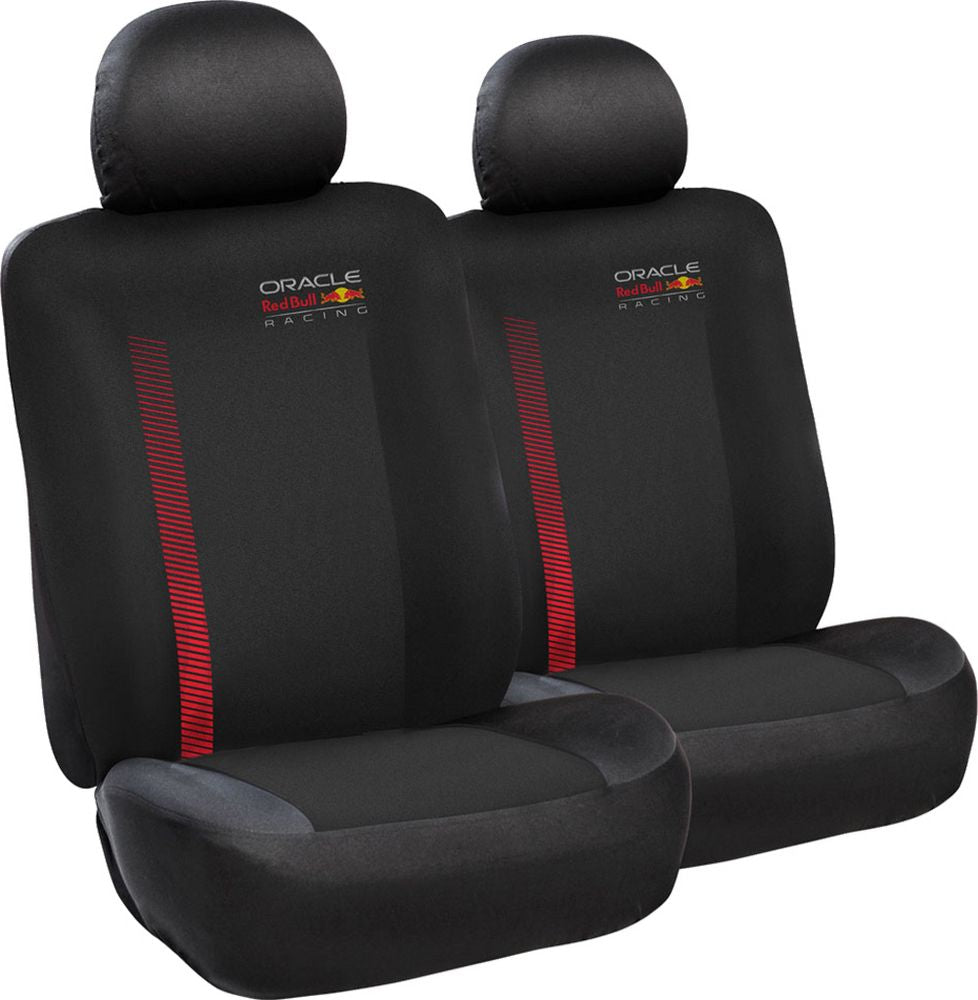 Set Coprisedile 6 Pz Powerbar Nero/Rosso
