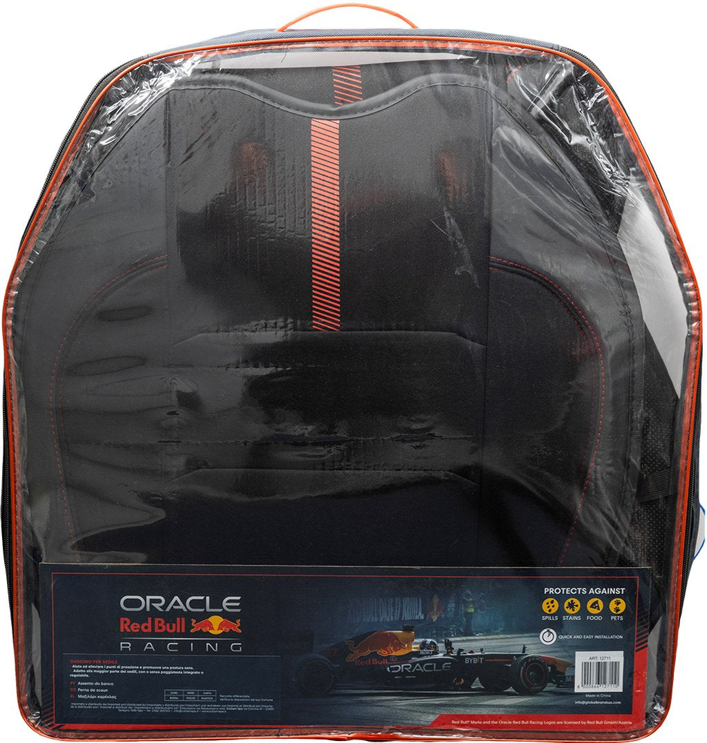 RED BULL RACING Schienale Powerbar II Nero/Rosso per auto