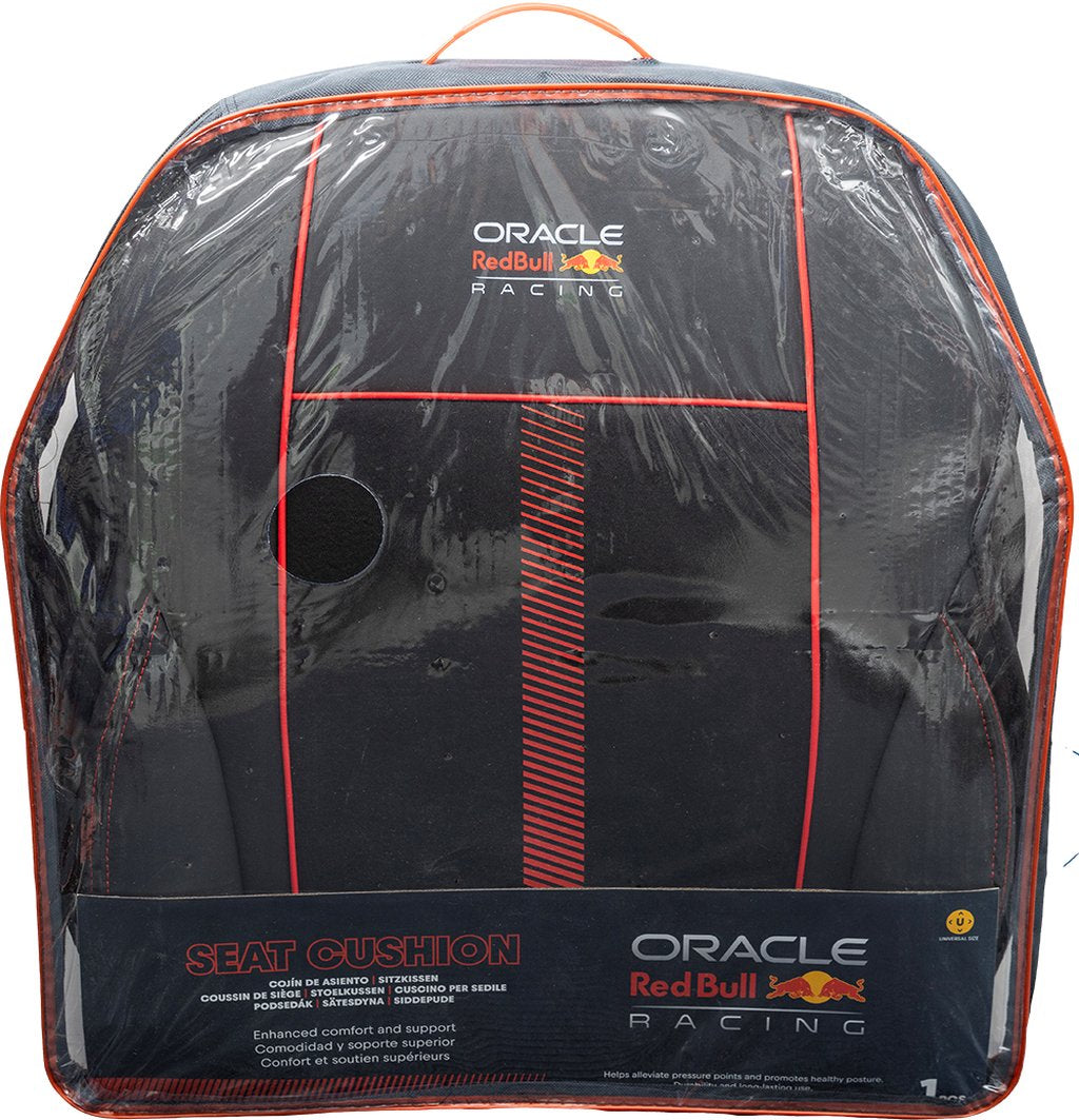 RED BULL RACING Schienale Powerbar Nero/Rosso per auto, confortevole