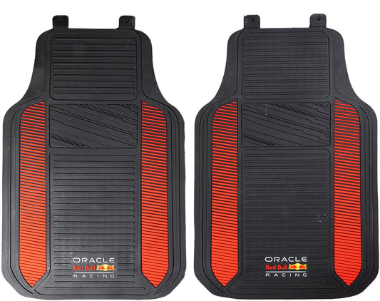 RED BULL RACING Set Tappeti 2 Pz Powerbar in PVC Nero/Rosso
