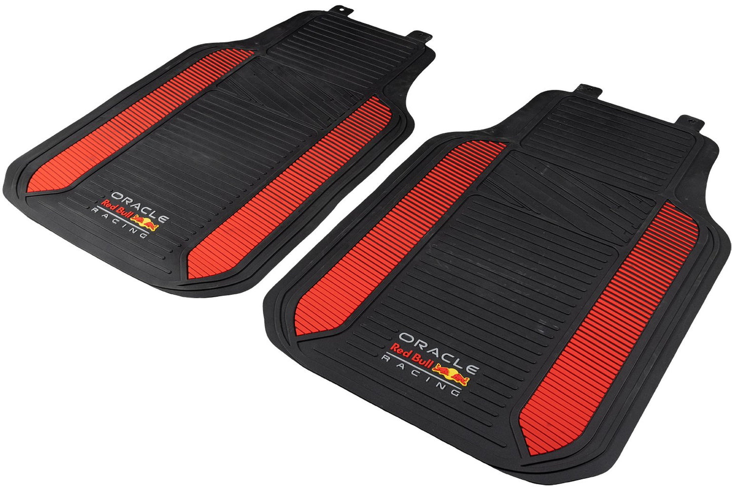 RED BULL RACING Set Tappeti 2 Pz Powerbar in PVC Nero/Rosso