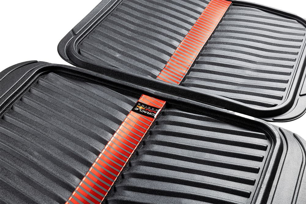 Set Tappeti 4 Pz Bull Flash Nero/Rosso