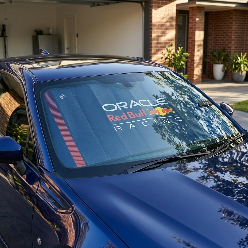 RED BULL RACING Parasole Universale Powerbar Blu per auto, protettivo