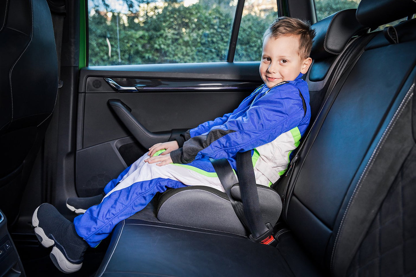 SPARCO Alzabimbo Nero/Grigio 125-150 I-Size R129 Alzatina Auto Bambini 125-150cm