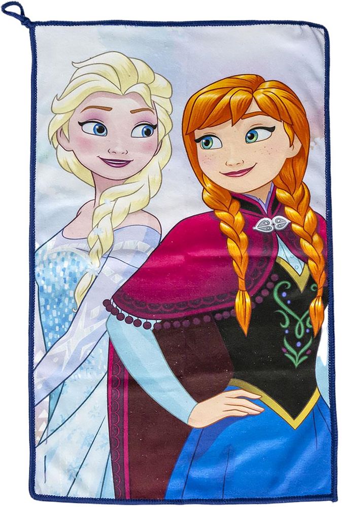 Frozen Elsa e Anna Set 3 Pz Asilo: Asciugamano, Spazzola e Bicchiere