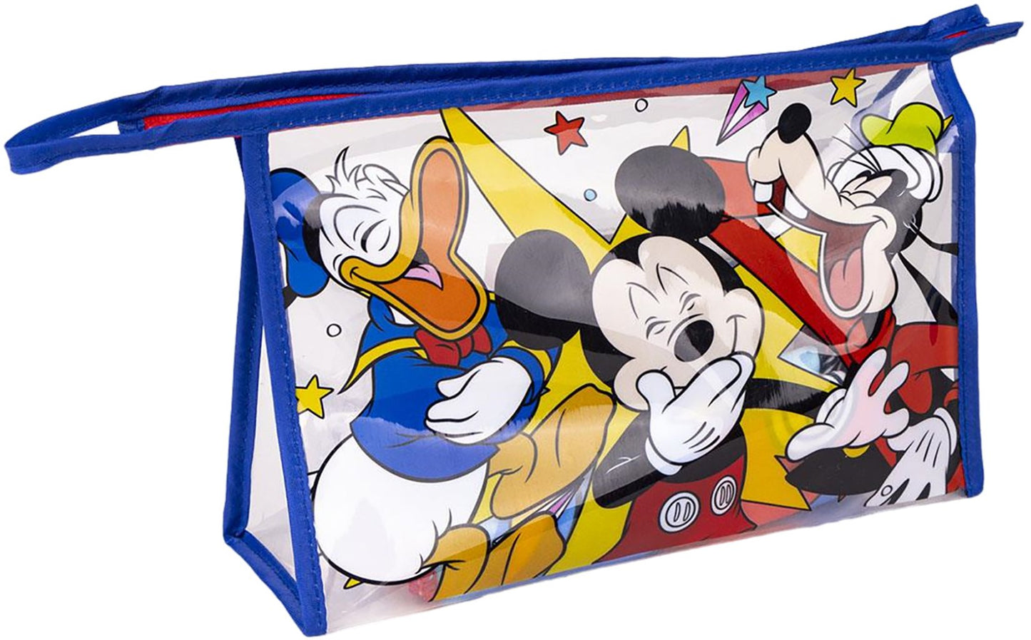 STOR Disney Mickey Mouse Set 3 Pz Asilo Asciugamano Spazzola e Bicchiere Auto
