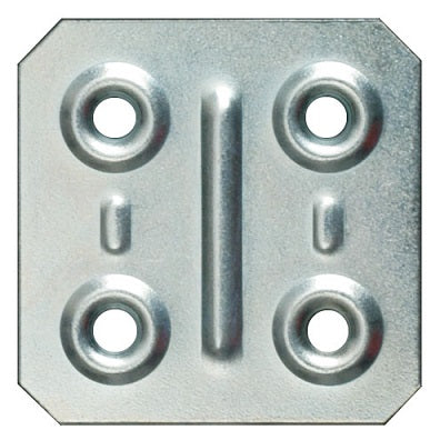 PIASTRINA QUADRA F.ZINC. CM.4X4 ART.57