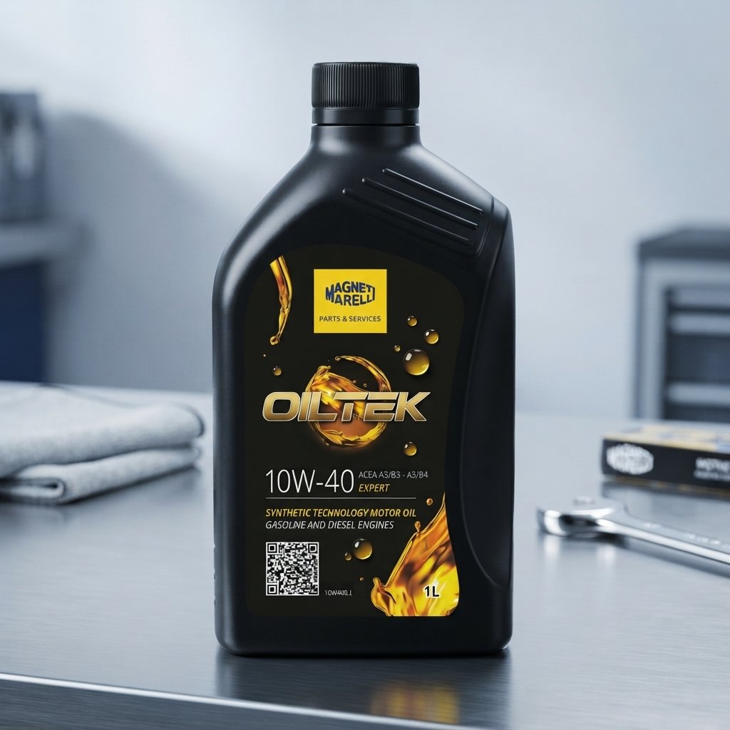 MAGNETI MARELLI Oiltek 10W40 A3/B4 Olio Lubrificante motore sintetico 1L ad alte