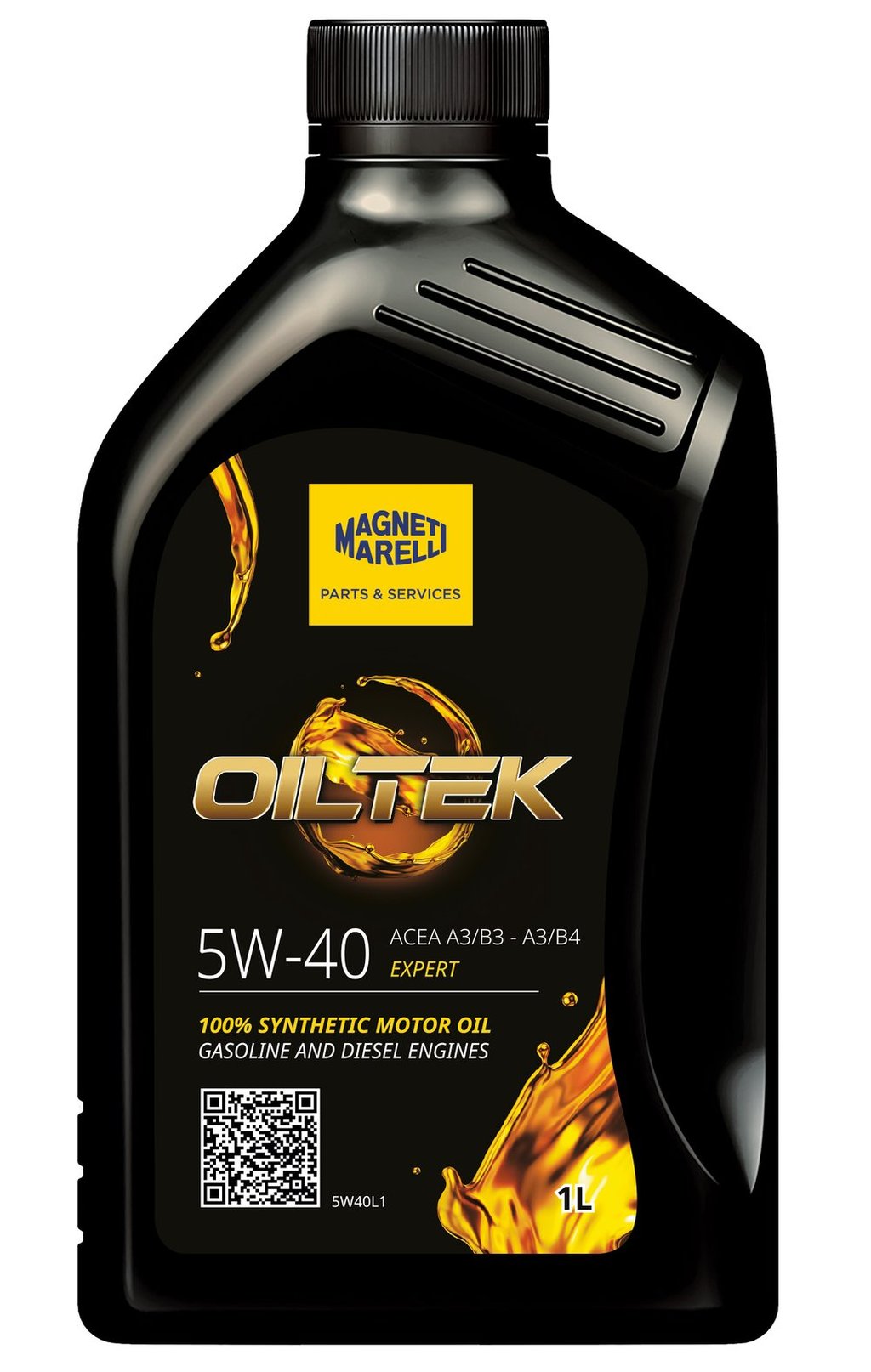 MAGNETI MARELLI Oiltek 5W40 A3/B4 Olio Lubrificante motore sintetico 1L ad alte