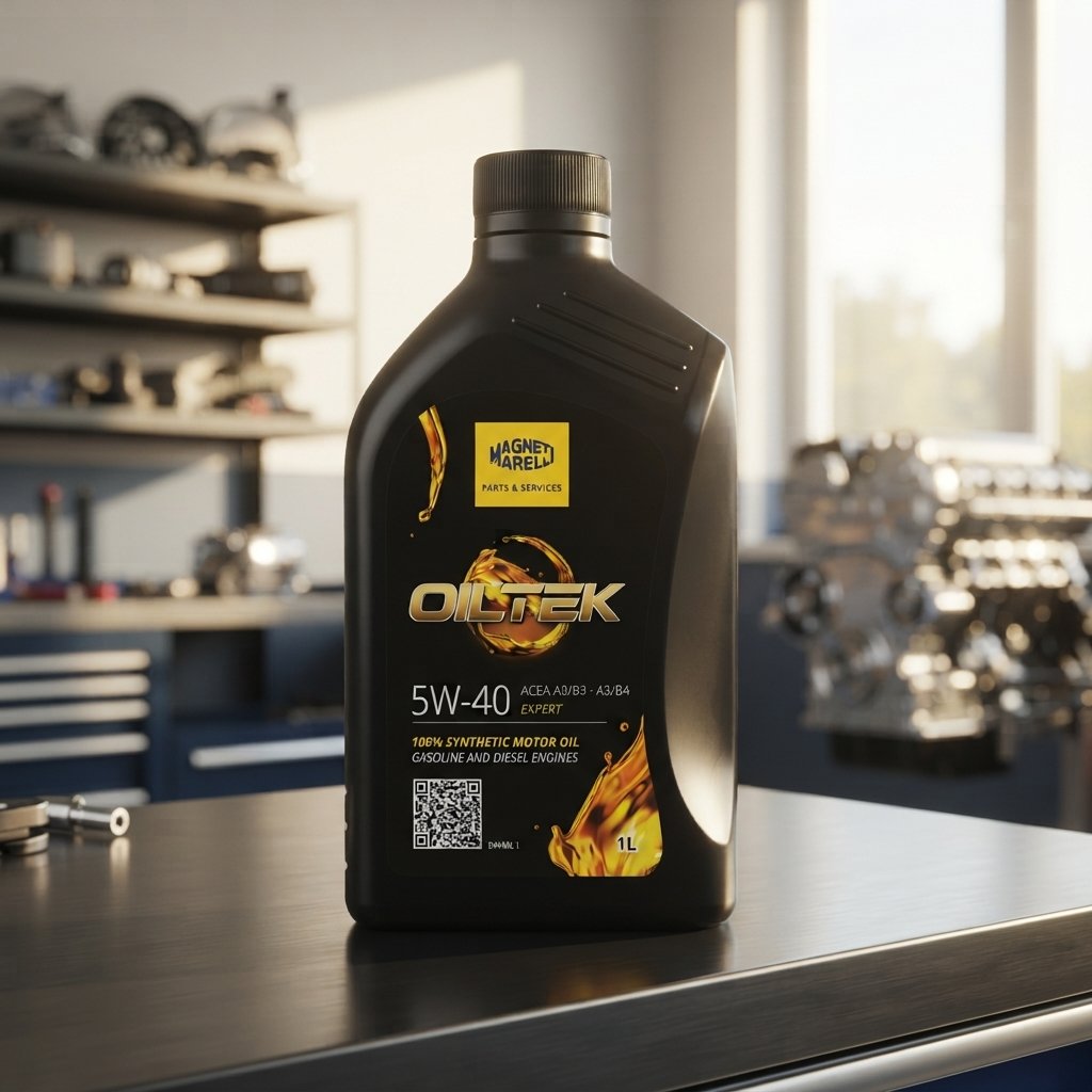 MAGNETI MARELLI Oiltek 5W40 A3/B4 Olio Lubrificante motore sintetico 1L ad alte