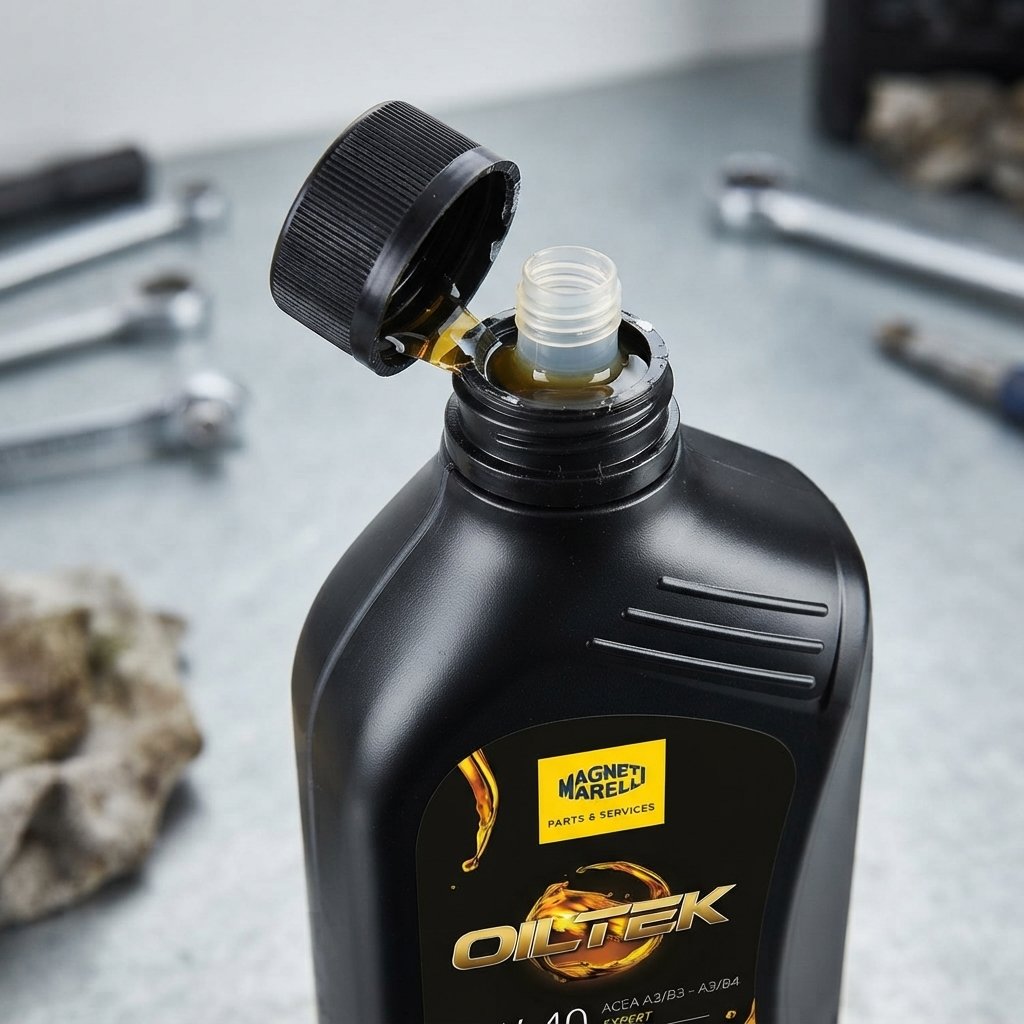 MAGNETI MARELLI Oiltek 5W40 A3/B4 Olio Lubrificante motore sintetico 1L ad alte