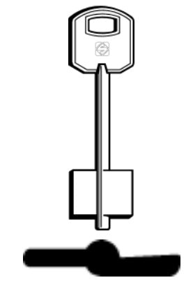 SILCA CHIAVE DOPPIA MAPPA 5FEB1 confezione da PEZZI 5