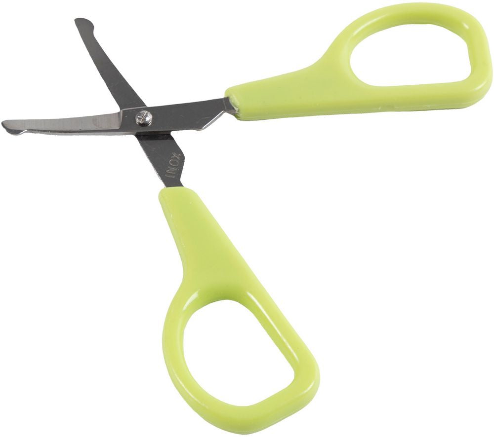 Forbicine Poupy con punte arrotondate sicure per bambini piccoli.