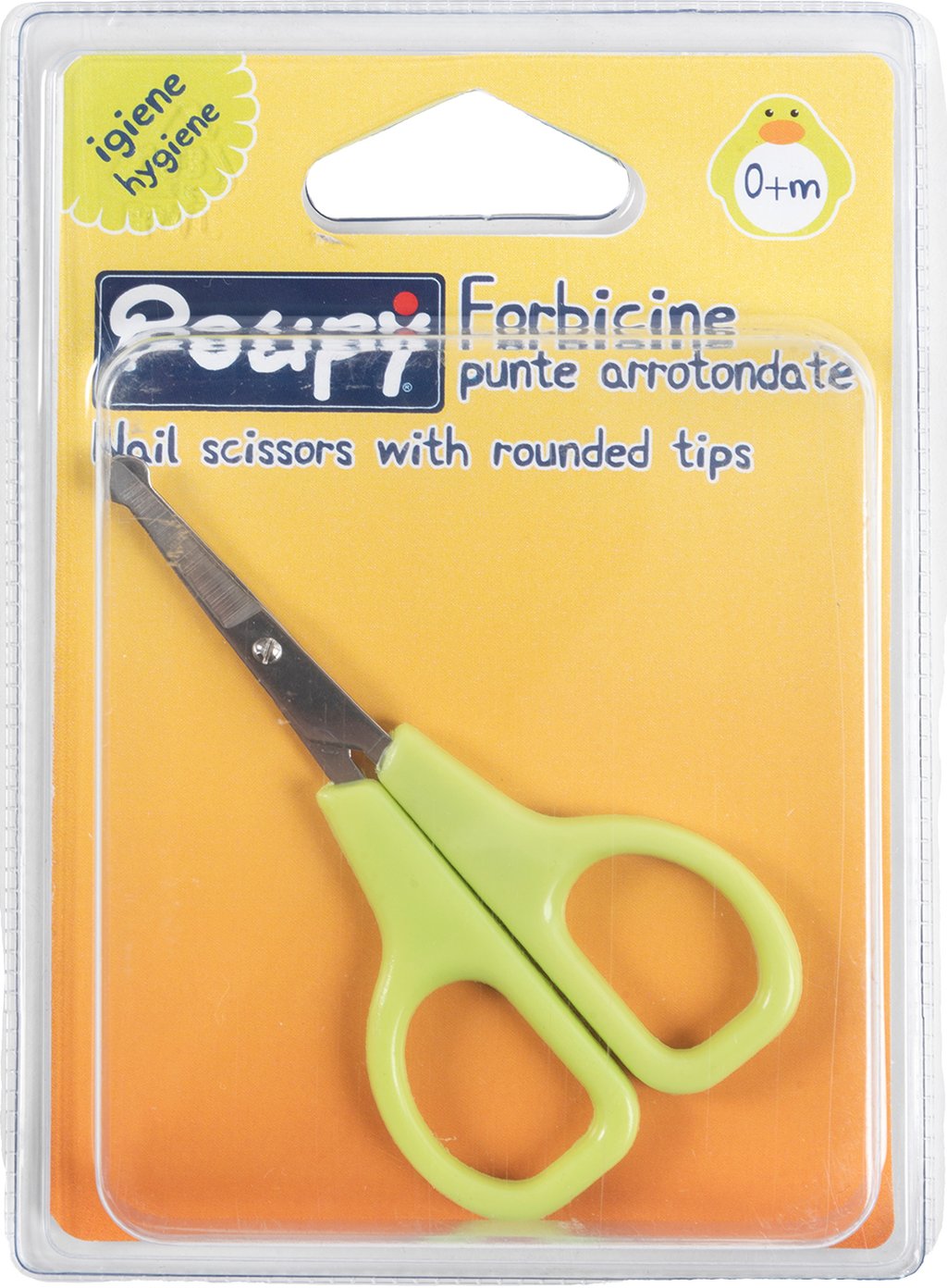 POUPY Forbicine con punte arrotondate sicure per bambini piccoli una Regolabile