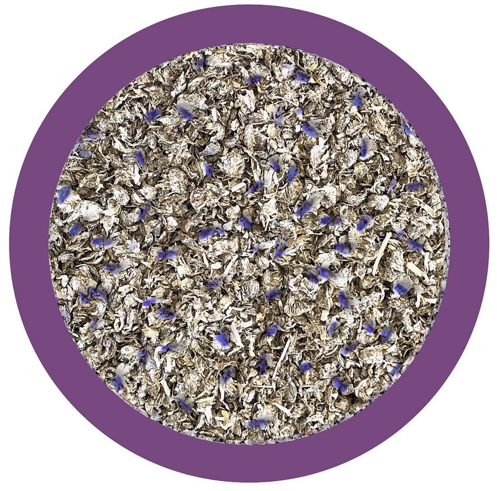 Paglianatura Lettiera Gatti Lavanda Agglomerante 2,4 KG/6 LT - Naturale, Profumata, Controllo Odori