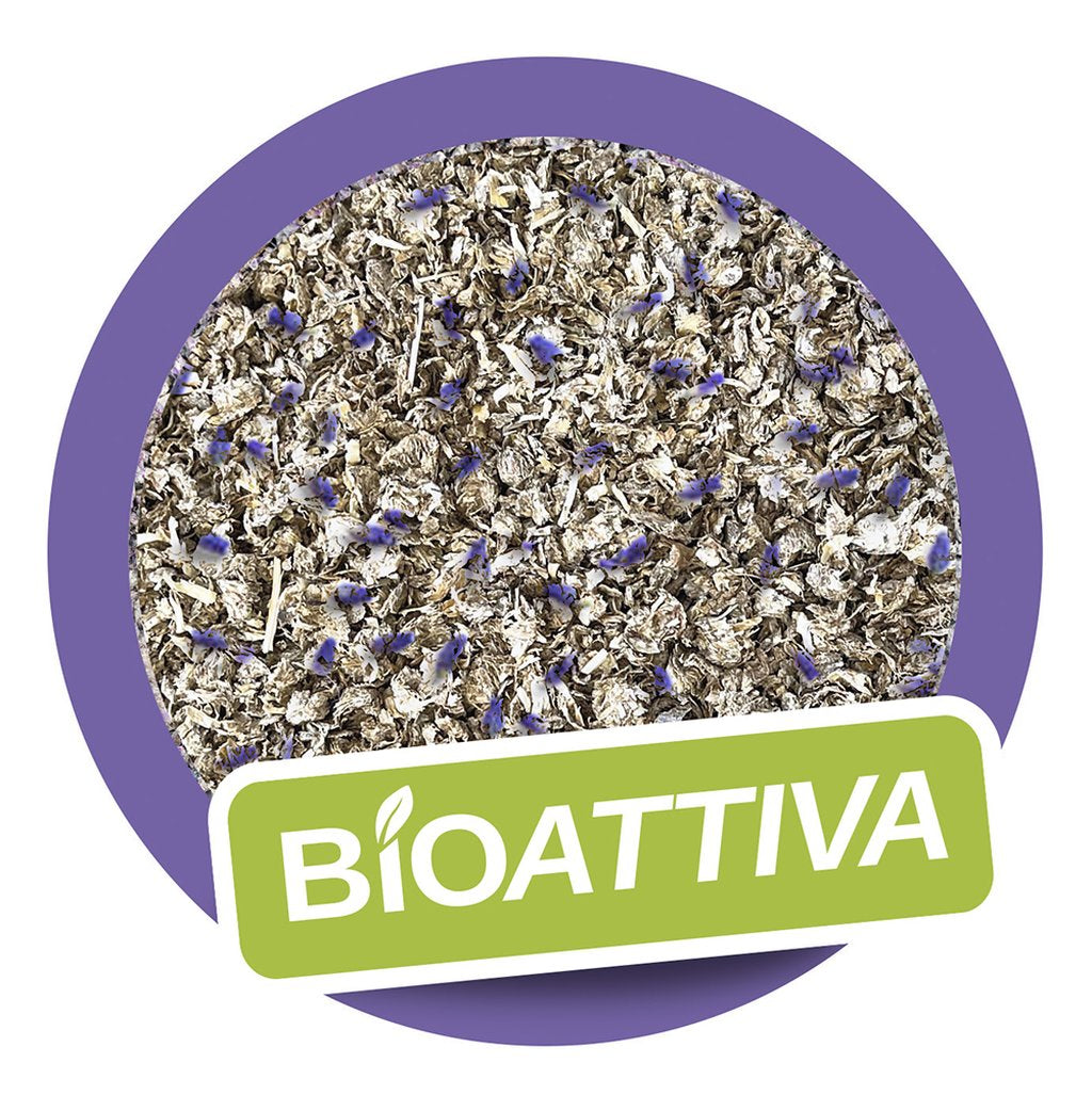 PAGLIANATURA Lettiera Gatto Bioattiva Lavanda 2 4 KG/6 LT Naturale Originale