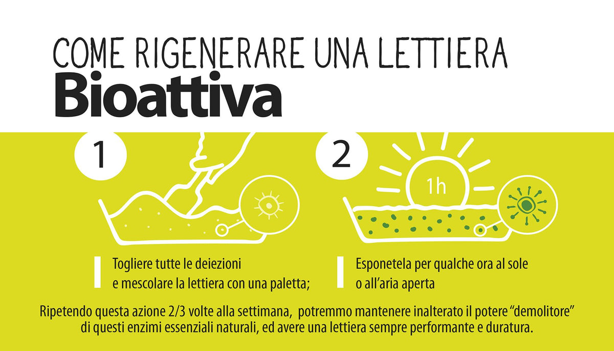 PAGLIANATURA Lettiera Gatto Bioattiva Lavanda 2 4 KG/6 LT Naturale Originale