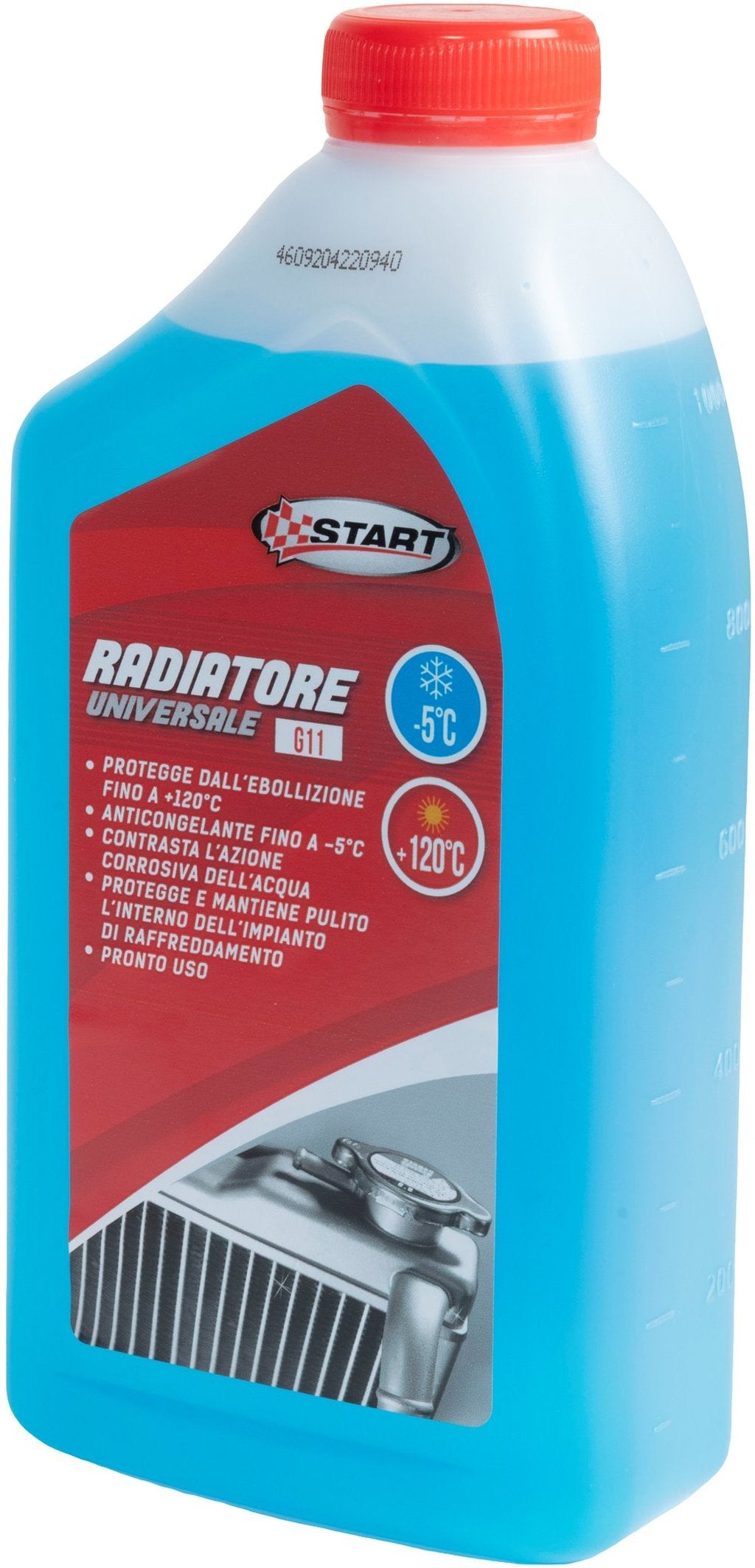 START Liquido Radiatore Blu -5 1 Litro Antigelo per Impianti Originale