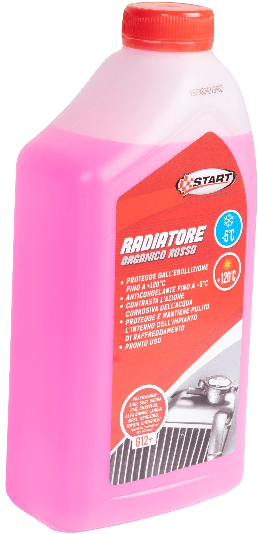 START - Liquido Radiatore Rosso -5C 1L Antigelo Pronto Uso Auto