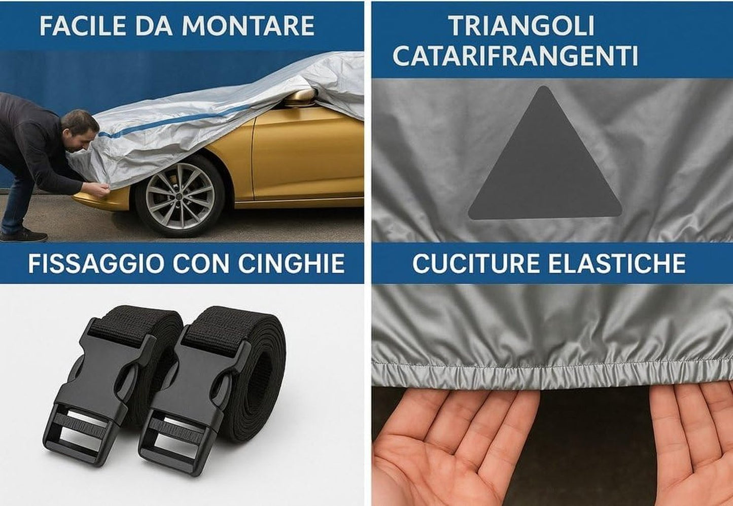 GEV Telo Antigrandine Completo SUV L  Protezione Totale 5 mm