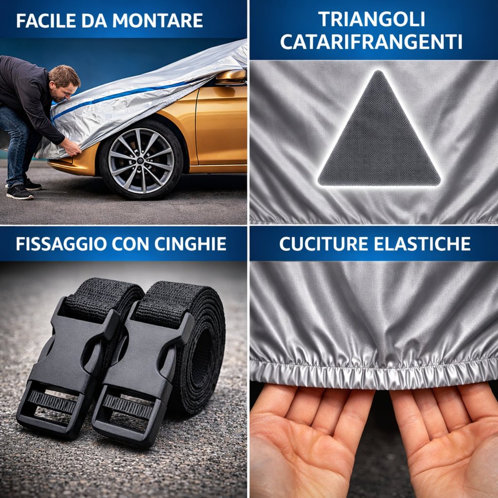 GEV Telo antigrandine uv protect l- Copertura Totale Impermeabile Originale